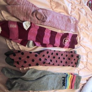 PINK Victoria secret knee high sock bundle/singles